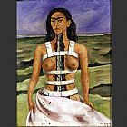 Frida Kahlo Canvas Paintings - The Broken Column